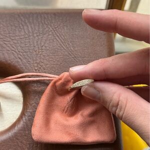 Mejuri PAVÉ DIAMOND SLIM SIGNET